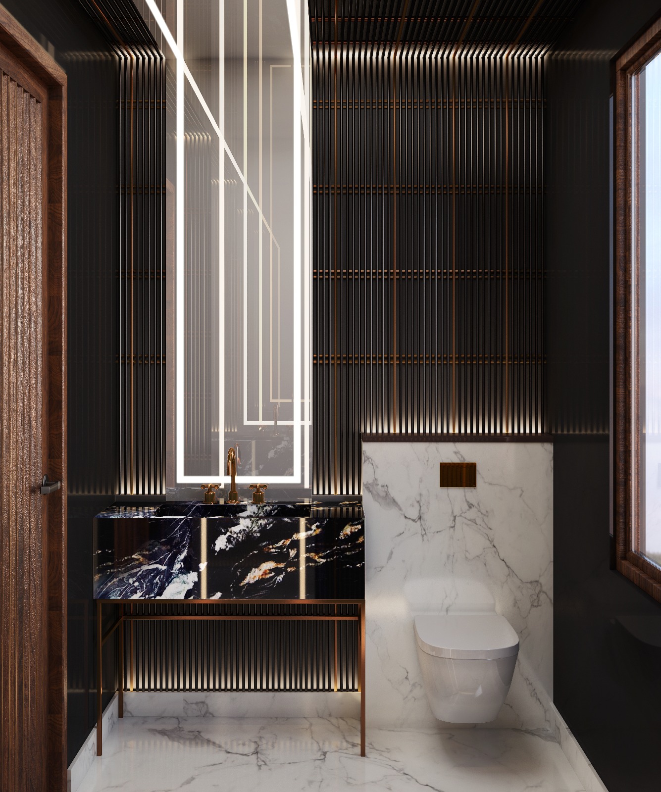 Luxury Powder Room